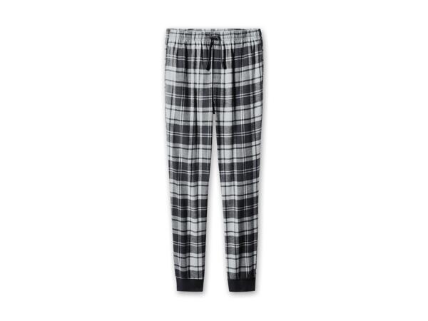 Damen/Herren Flanell-Schlafhose