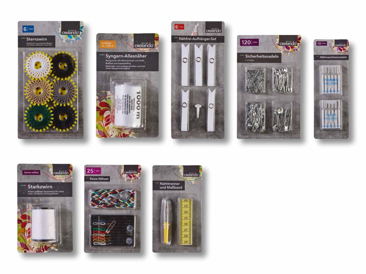 Assortiment d'articles de couture