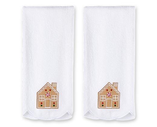 2 Pack Holiday Hand Towel Set