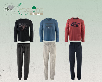 WE LOVE BASICS Herren-Pyjama