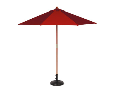 Gardenline 9 Foot Wood Market Umbrella