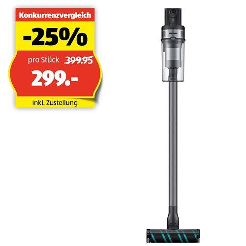 SAMSUNG Akku-Staubsauger Jet 75 Complete (550 W), Teal Silver, VS20B75ACR5/WA