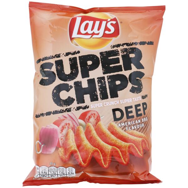 Lay's Super Chips Deep American BBQ