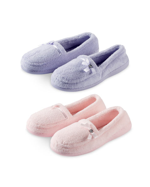 Ladies Towelling Slippers