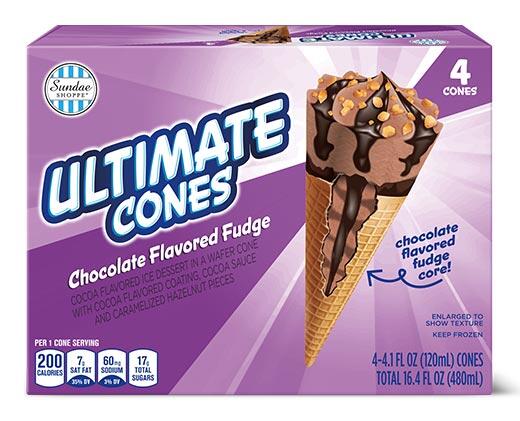 Sundae Shoppe Ultimate Cones White Chocolate or Chocolate Fudge