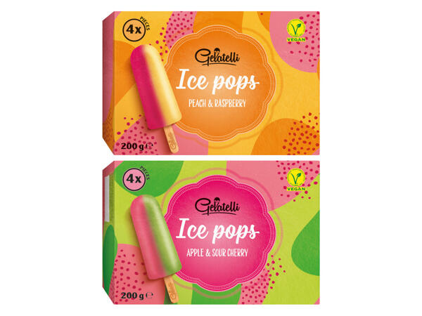 Glasspinnar sorbet