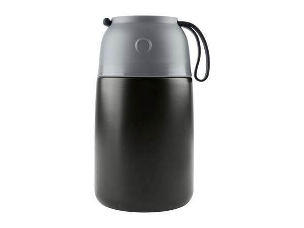 Livarno Home Insulated Food Flask - Black