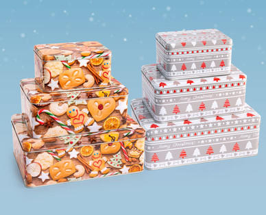 Gebäckdosen-Set, 3-teilig