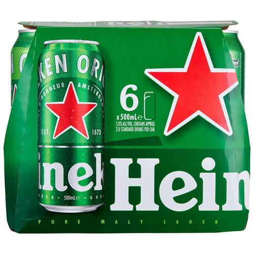 Heineken Lager 6 Pack