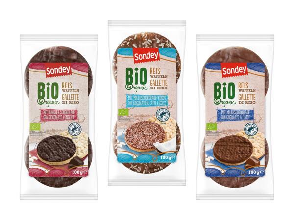 Galettes de riz bio au chocolat