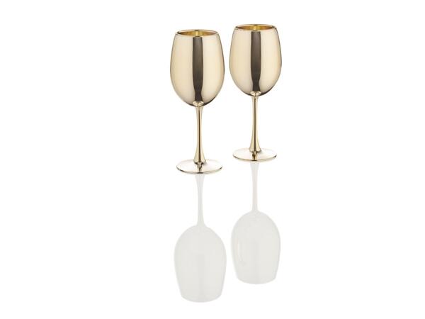 Wine glasses or tumblers, 2 pieces