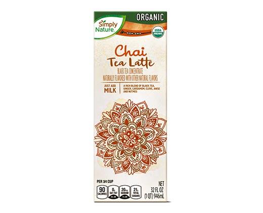 Simply Nature 
 Organic Tea Latte Concentrate Assorted Varieties