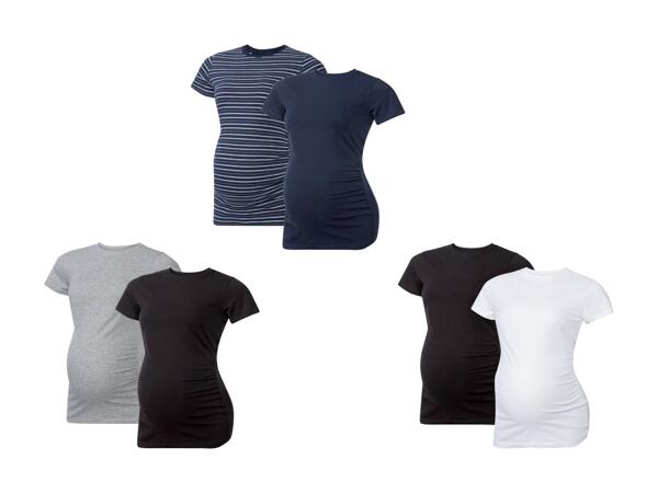 T-shirts de grossesse, set de 2