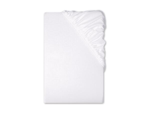 Jersey-Spannleintuch, ca. 140-160 x 200 x 25 cm