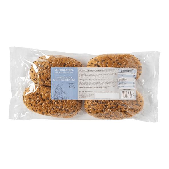 Sandwichs multicéréales, 4 pcs