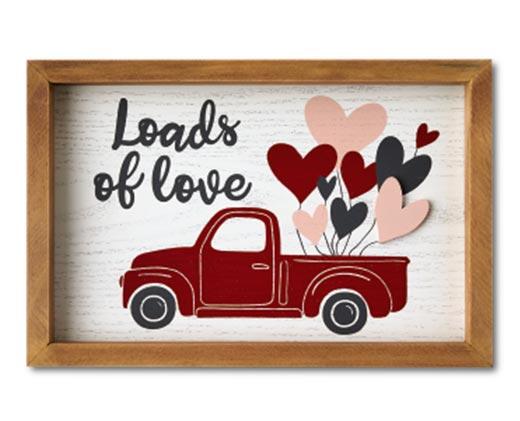 Huntington Home 
 Valentine's Day Reversible Box Sign