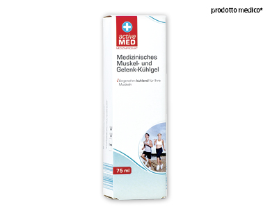 Gel medico rinfrescante per muscoli e articolazioni ACTIVE MED