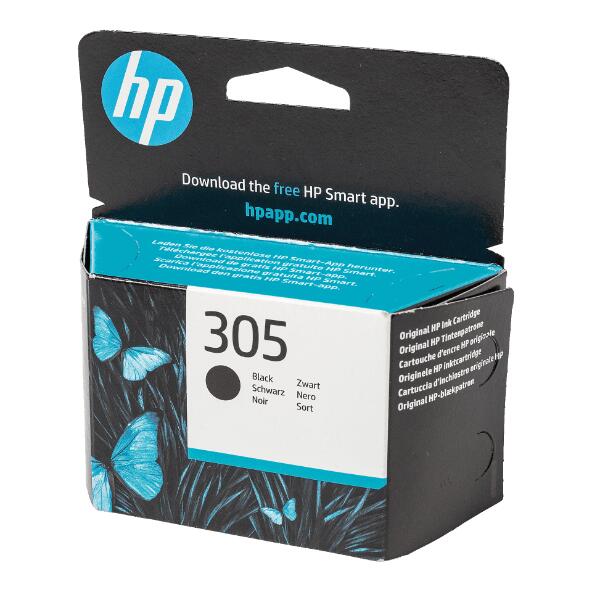 HP(R) 				Tintenpatrone Schwarz oder Farbe