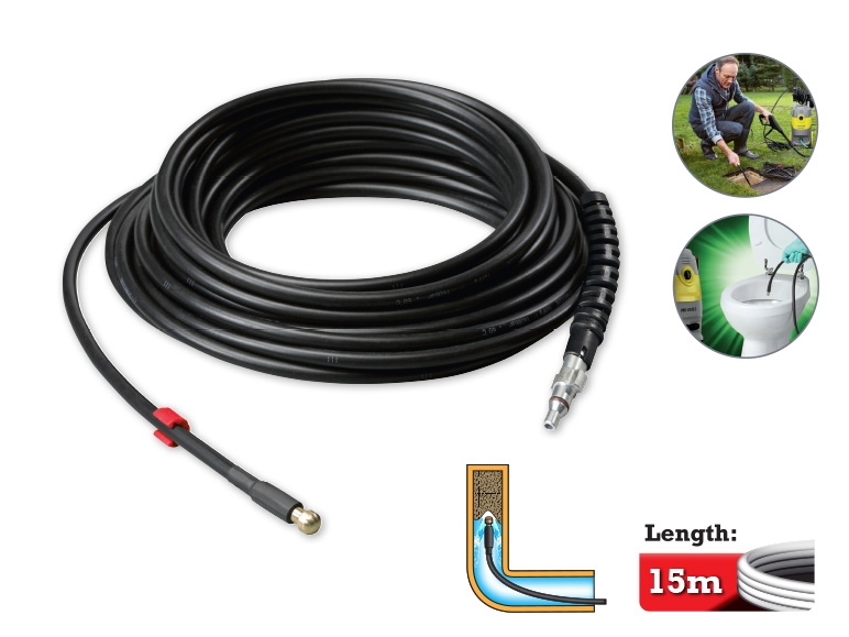 Parkside(R) 15m Pipe Cleaning Set