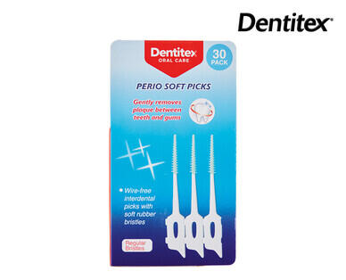 Dentitex Interdental Perio Soft Picks 30pk or Interdental Brushes 15pk
