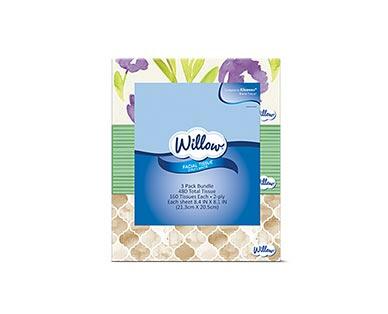 Willow 3 Pack Facial Tissue