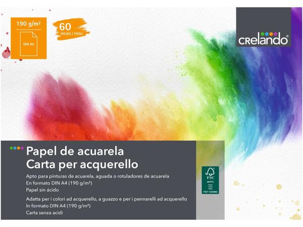 Sketch pad or watercolour paper