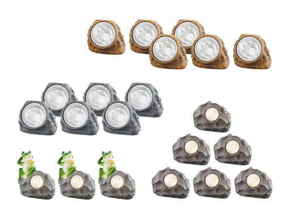 Lampes solaires à LED, set de 3/6