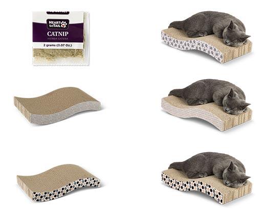 Heart to Tail 
 Cat Scratcher with Catnip