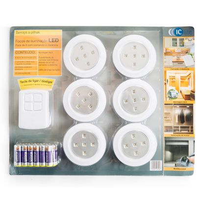 Spots LED, 6 pcs