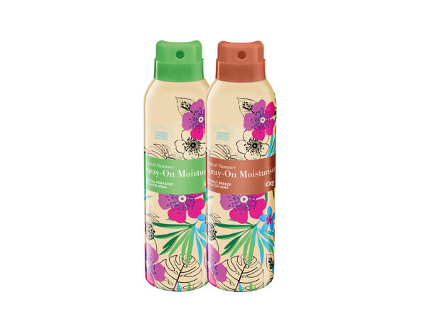 Spray-on bodylotion