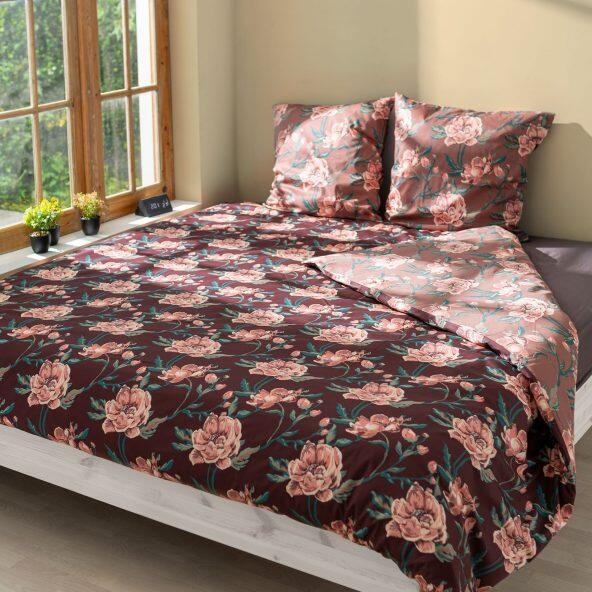 NOVITESSE(R) 				Housse de couette en satin de coton, 2 pers.