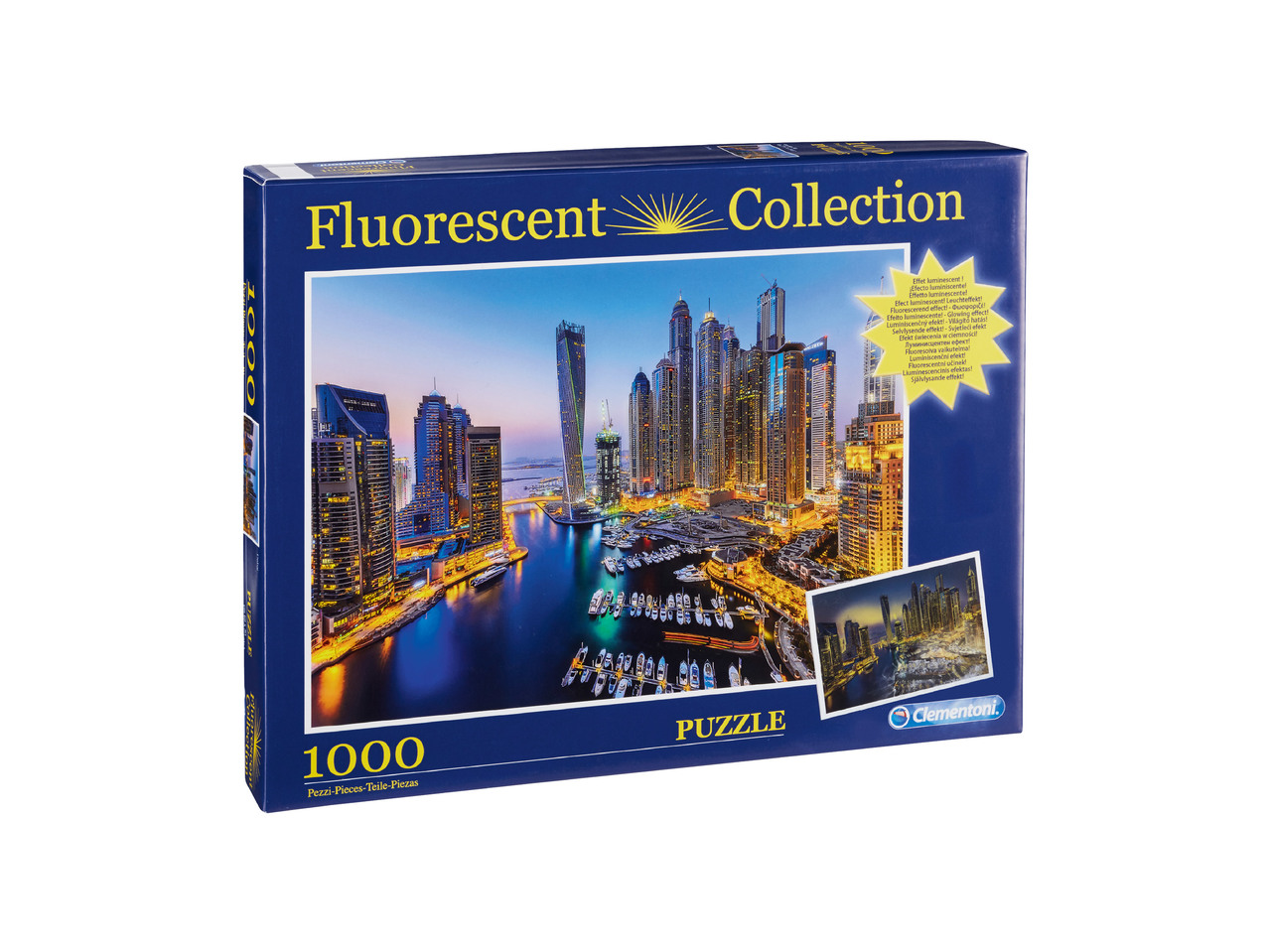 Fluorescenční puzzle – 1000 dílků