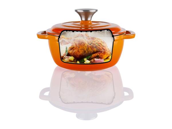 Livarno Home 1.3L Cast Iron Casserole Dish