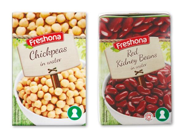 Kikærter eller kidneybønner