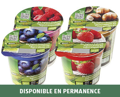 NATURE ACTIVE BIO 
 YOGOURT AUX FRUITS BIO
