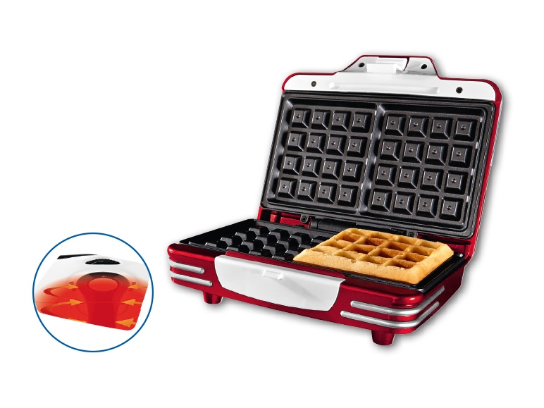 Silvercrest Kitchen Tools 700W Retro Waffle Maker