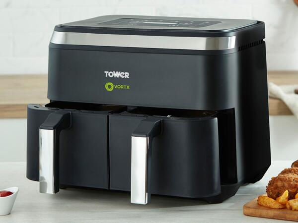 Vortx 8L Dual Basket Air Fryer