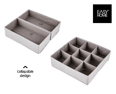 Assorted Fabric Drawer Organisers