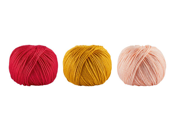 Crelando Crochet & Craft Yarn - 3 pack