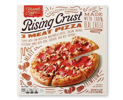 Mama Cozzi's Pizza Kitchen Rising Crust Supreme or 3 Meat Pizza