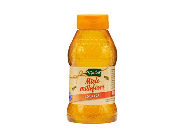 Pure clear honey squeeze