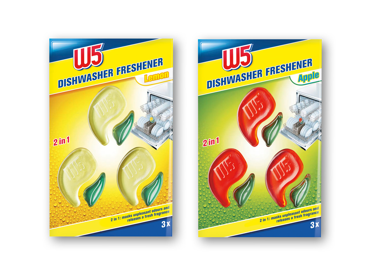W5 Duftfrisker til opvaskemaskine