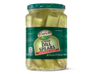 Great Gherkins Refrigerated Kosher Dill Spears