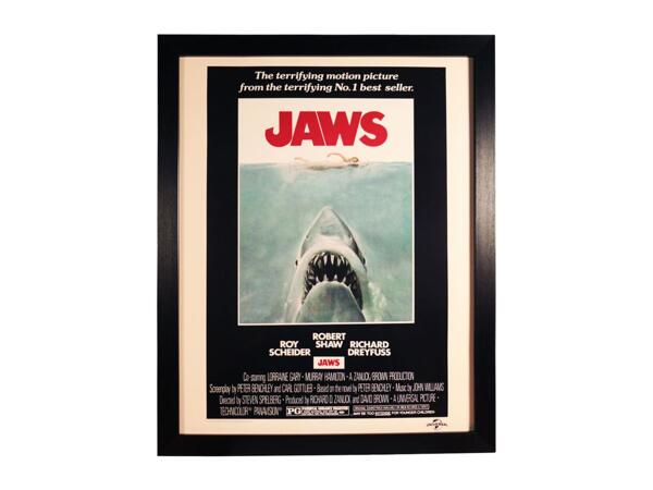 Jaws Framed Movie Print