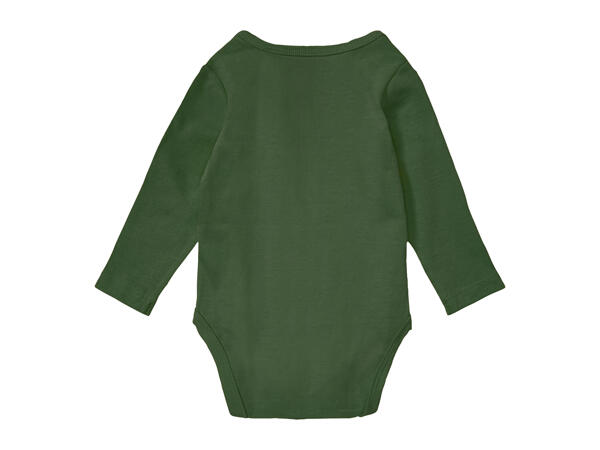 Lupilu Baby Long-Sleeve Bodysuits - Pack of 3