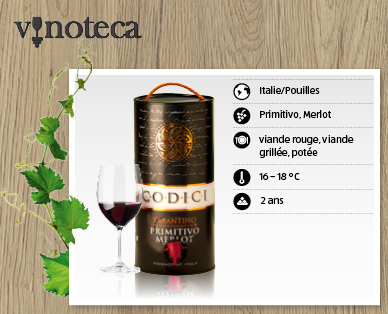 Primitivo Merlot Puglia IGT CODICI