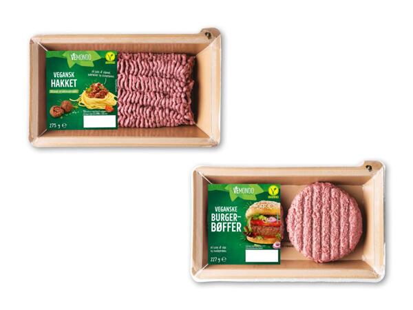 Vegansk hakket eller burger­bøffer