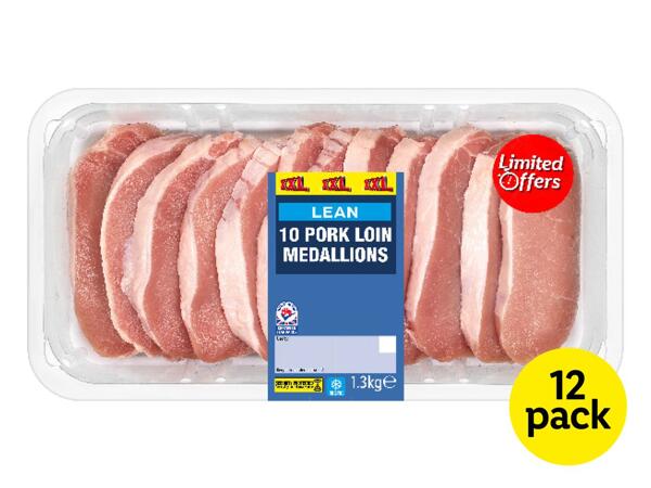 XXL Pork Loin Medallions