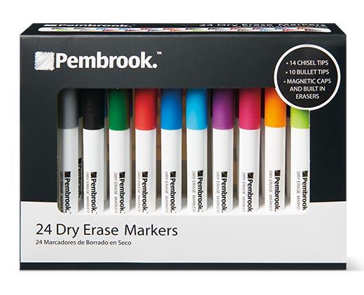 Pembrook Permanent or Dry Erase Markers