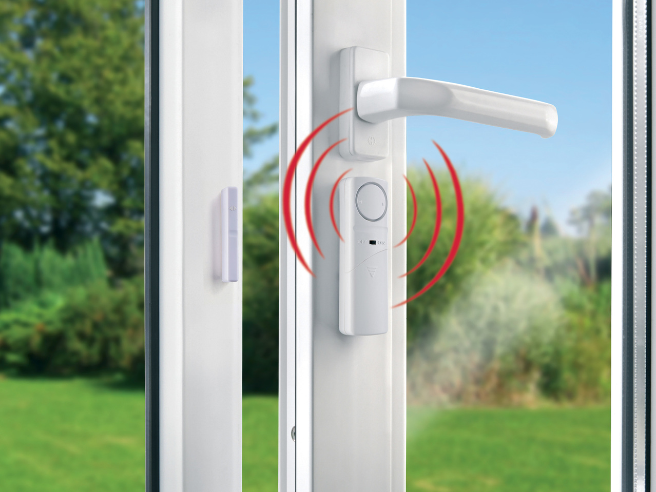 Tür- und Fensteralarm-Set, 4 Stück